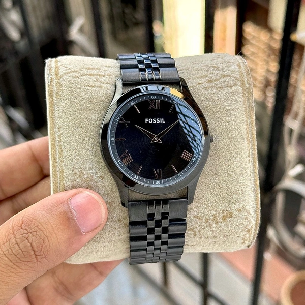 Analog Beautiful and Limited Black Time Piece Uncompromising Original Quartz Machinery Watch - SRF5