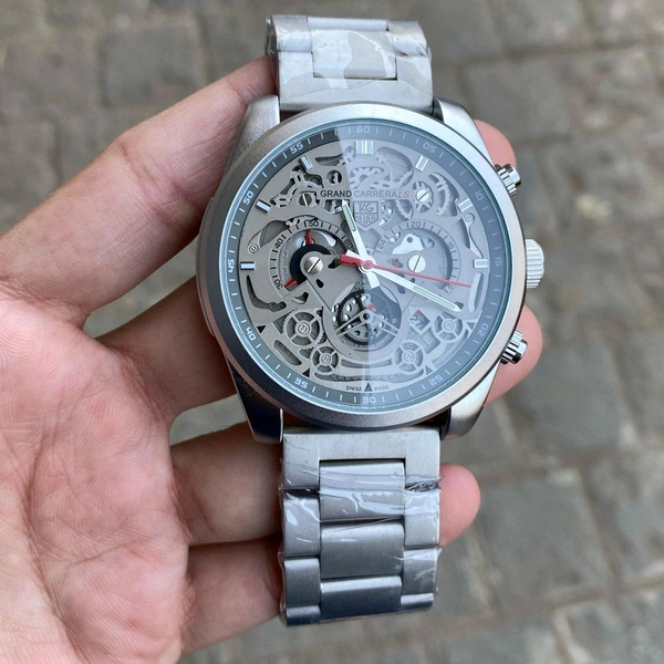 Analog CR7 Trusted High Quality Chronograph machinery Watch  - Silver