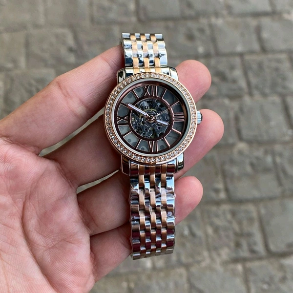 Analog Evive Original Japanese Back Open Automatic Machinery Watch  - SRF3