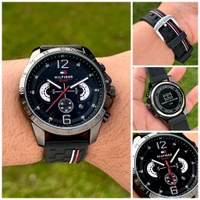 Analog Decker Chronograph Quality quartz Chronograph Engine Watch