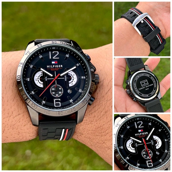 Analog Decker Chronograph Quality quartz Chronograph Engine Watch