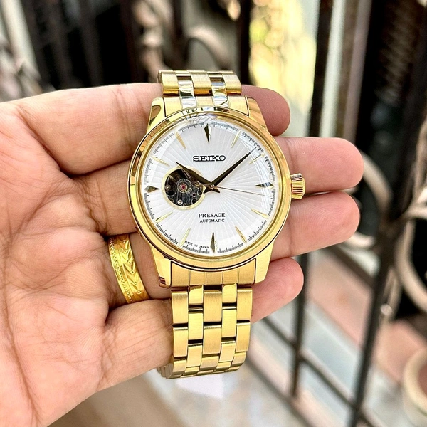 Analog Presage Cocktail Time Original Japanese Automatic Movement – Precision & Performance 