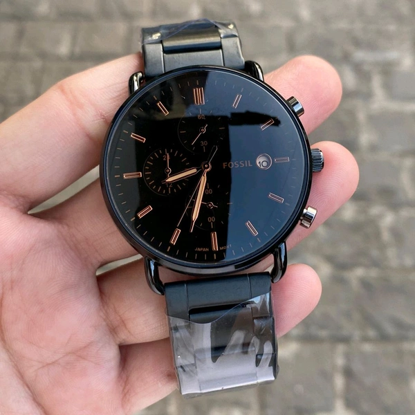 Analog Commuter High Quality Stop Watch Chronograph Machinery Watch - SRF3