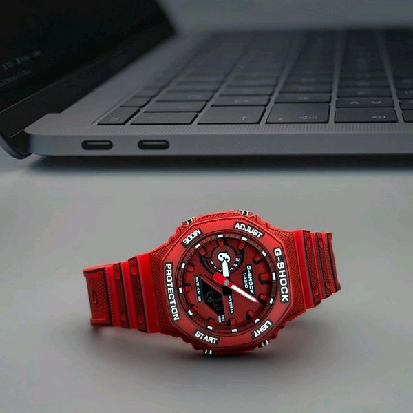 Analog And Digital Manga Edition Classic Top Quality Watch | Day Chronograph, AutoLight, World Time with Automatic Reset
