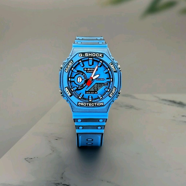 Analog And Digital Manga Edition Classic Top Quality Watch | Day Chronograph, AutoLight, World Time with Automatic Reset
