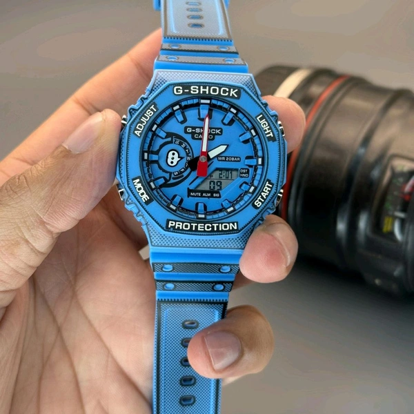 Analog And Digital Manga Edition Classic Top Quality Watch | Day Chronograph, AutoLight, World Time with Automatic Reset
