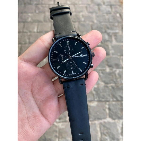 Analog Commuter High Quality Stop Watch Chronograph Machinery Watch - SRF1