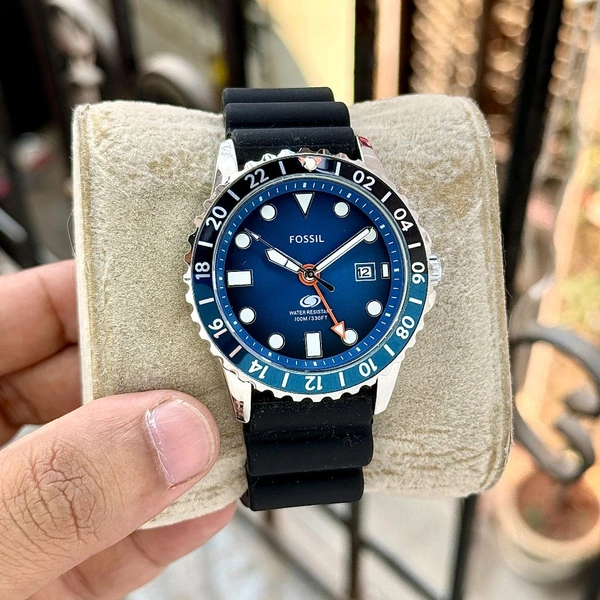 Analog FS6049 GMT Guaranteed Powerful Original Quartz Machinery Watch