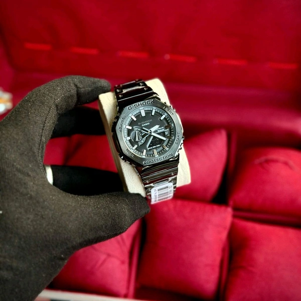 Most Demanded Analog And Digital GM2100 Top Quality With Metal Body | AutoLight, World time And Day Chronograph Working 
 - SRG1