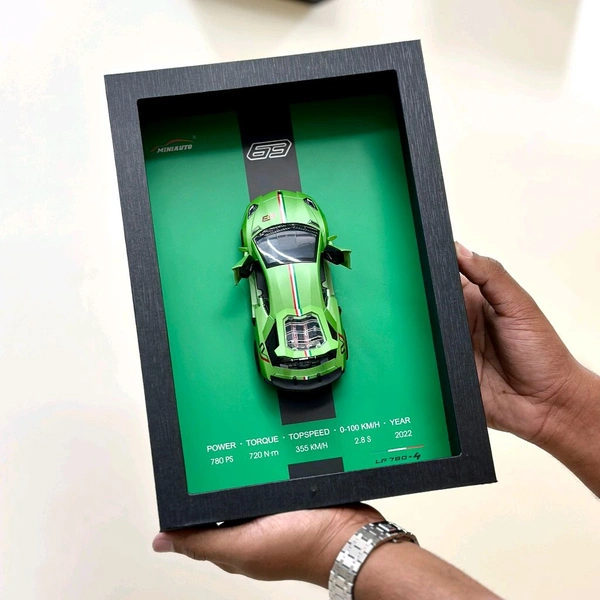 Premium Framed Car Model – 3D Wall Decor for Auto Enthusiasts, Unique Models  - SRC3
