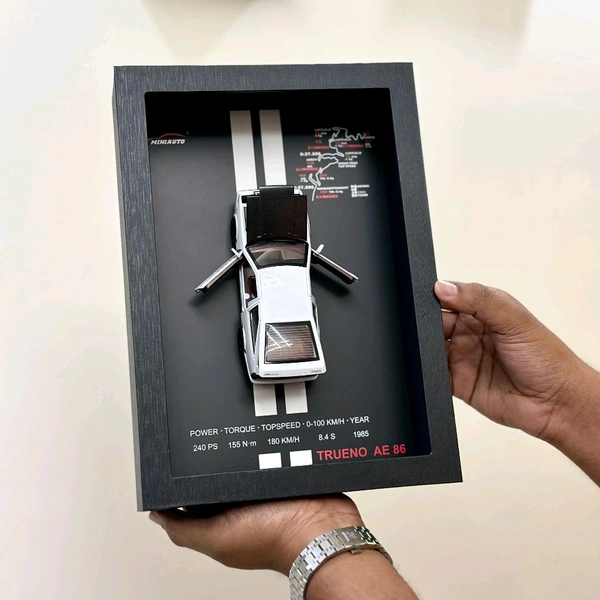 Premium Framed Car Model – 3D Wall Decor for Auto Enthusiasts, Unique Models  - SRC4