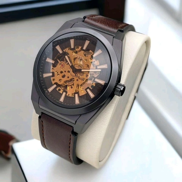 ANALOG AUTOMATIC TOP QUALITY COLLECTION WITH HIGH QUALITY STRAP BEST FINISHING BODY & CASE
