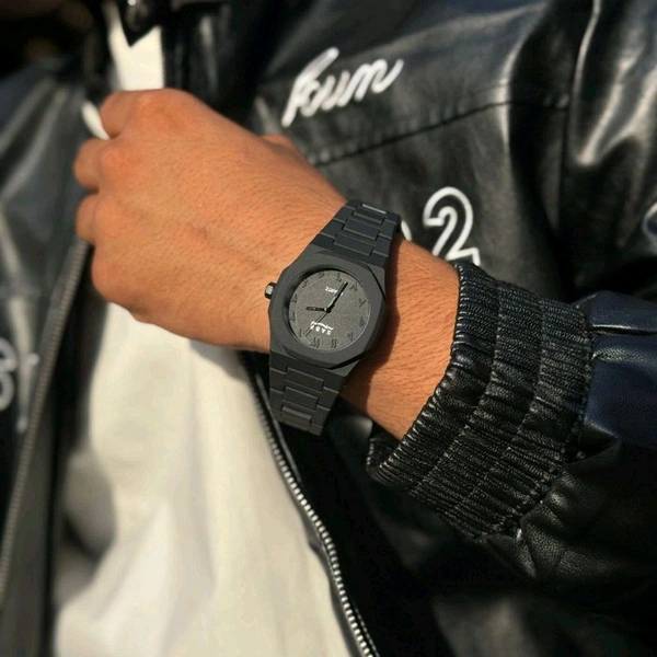 Sabr Minimal Matte Arabic Dial Watch (Black) | Luxury-Inspired Design  - SRB1