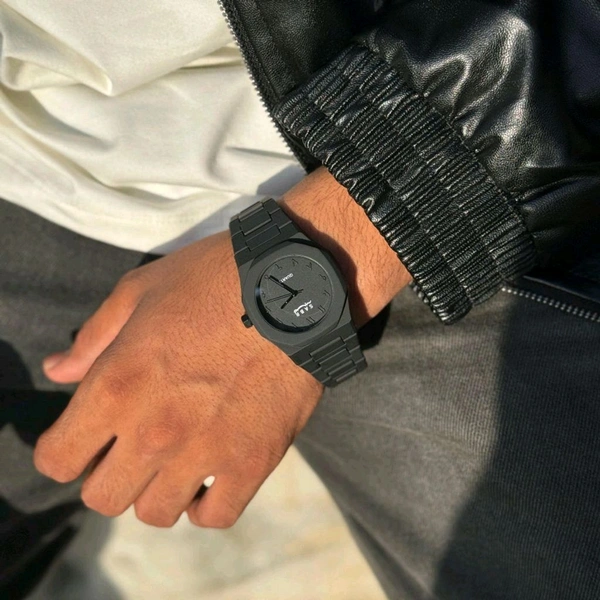 Sabr Minimal Matte Arabic Dial Watch (Black) | Luxury-Inspired Design  - SRB1