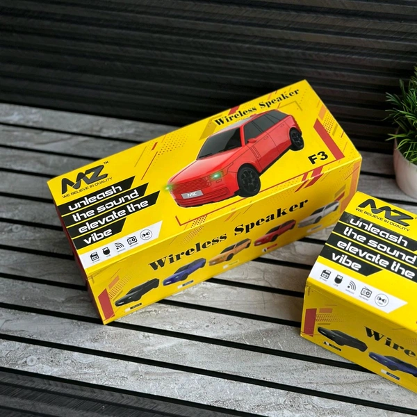 MZ F3 Portable Bluetooth Speaker – Dynamic Thunder Sound - Black