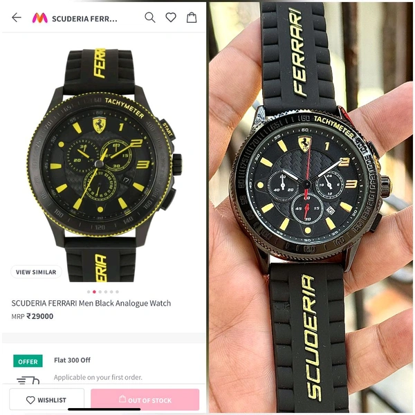 Analog Ferrari Scuderia Racing Sport Chronograph Series Watch