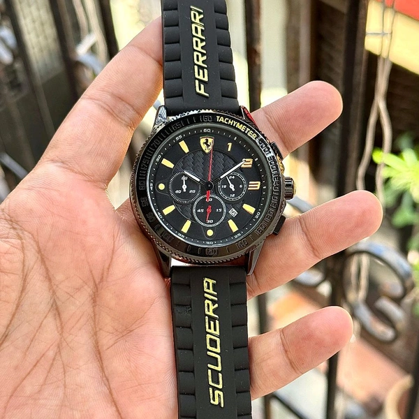 Analog Ferrari Scuderia Racing Sport Chronograph Series Watch