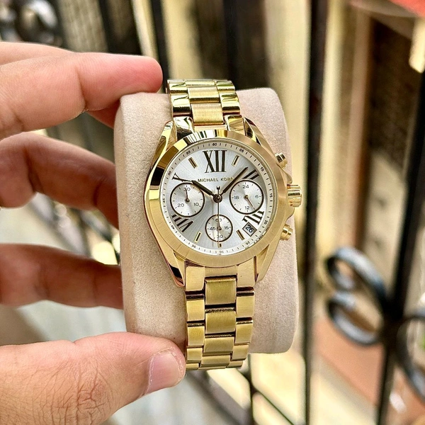 Analog MK7257 Quartz Chronograph Watch For Her - SRM2