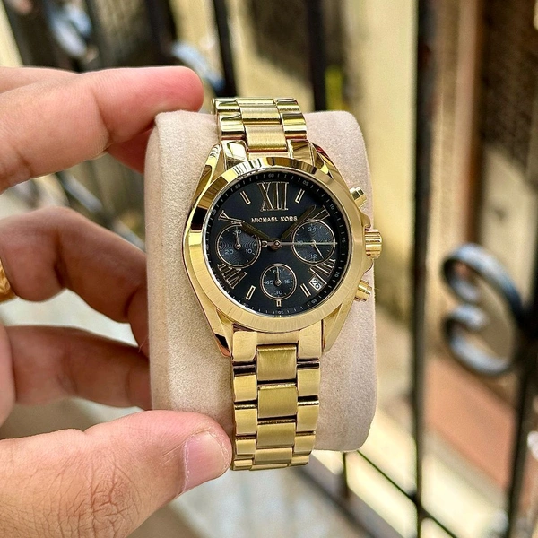 Analog MK7257 Quartz Chronograph Watch For Her - SRM3