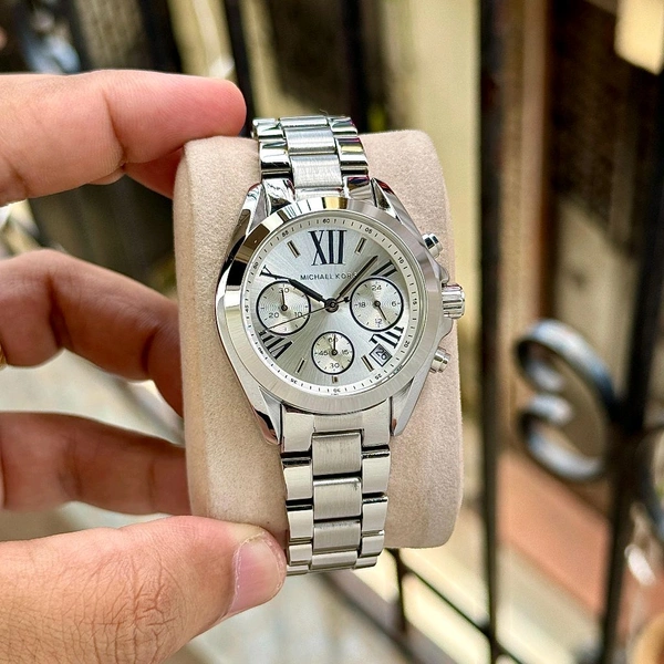 Analog MK7257 Quartz Chronograph Watch For Her - SRM5