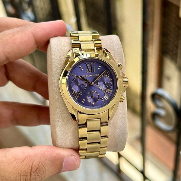Analog MK7257 Quartz Chronograph Watch For Her - SRM9