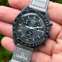 ANALOG X SWATCH MOONSWATCH – MISSION TO MERCURY, DEEP GREY BRILLIANCE – A TRIBUTE TO SPACE, SPEED & STYLE