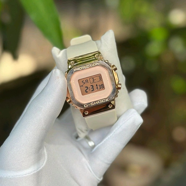 Most Demanded Digital High Quality Watch With High Quality Strap Best finishing Body & Case  - Gold