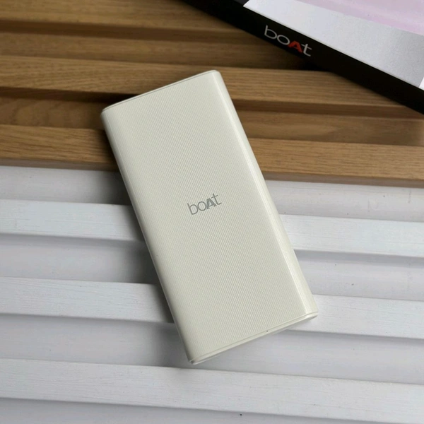 10000mAh Powerbank With 4 Build In Cables | Lithium Polymer Power Bank | Plastic Casing, Lightweight | Extra Ports | For Mobile, Earbuds, Smartwatch, Speaker, Tablet - White
