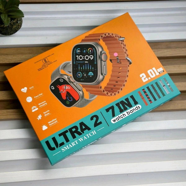 Most Awaited Budget Combo | 7 in 1 Strap Series 8 Ultra 49MM Smartwatch | Perfect For Gifting 