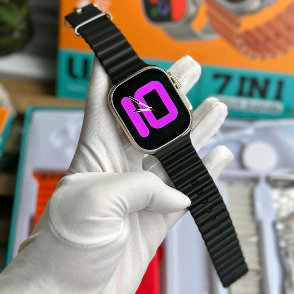 Most Awaited Budget Combo | 7 in 1 Strap Series 8 Ultra 49MM Smartwatch | Perfect For Gifting 