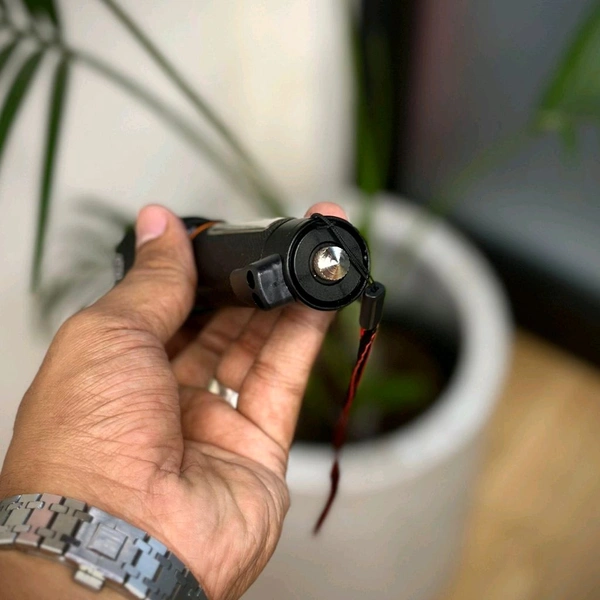 MZ M987 Multi-Functional Car Flashlight | 80W+30W COB LED | Rechargeable | Safety Hammer | Belt Cutter | Zoom Torch | Waterproof | Impact Resistant