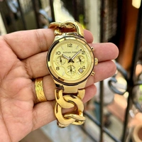 Analog MK3131 Chronograph Quartz Watch - Gold