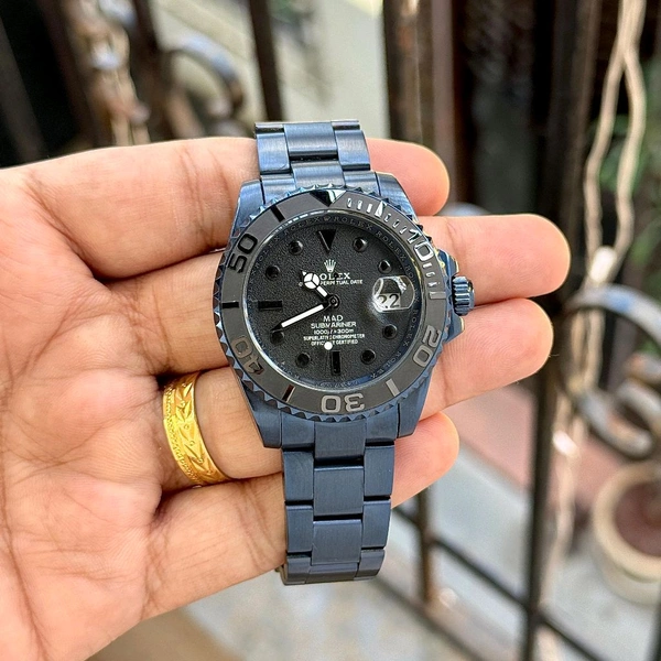 Analog Custom MAD Edition Submariner Date Automatic Movement Watch