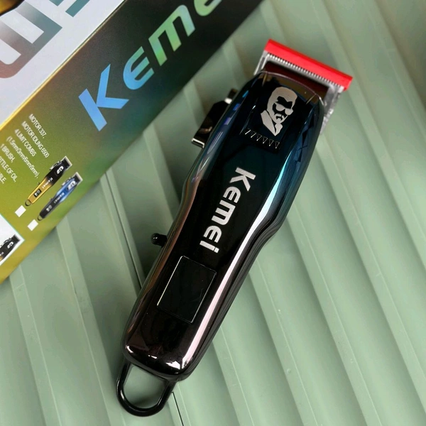 Kemei KM-730A Professional Hair Clipper – Gold Edition - Black