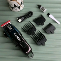 Kemei KM-730A Professional Hair Clipper – Gold Edition - Black