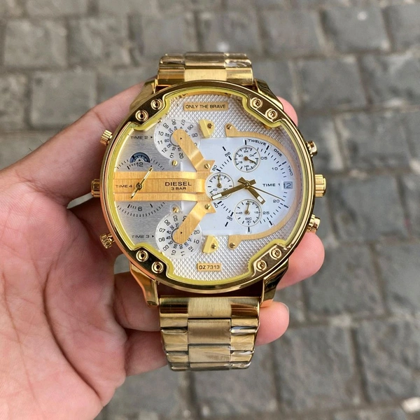 Analog Big Size Original Quartz Chronograph Machinery Watch - SRB1