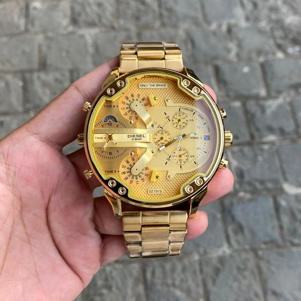 Analog Big Size Original Quartz Chronograph Machinery Watch - SRB4