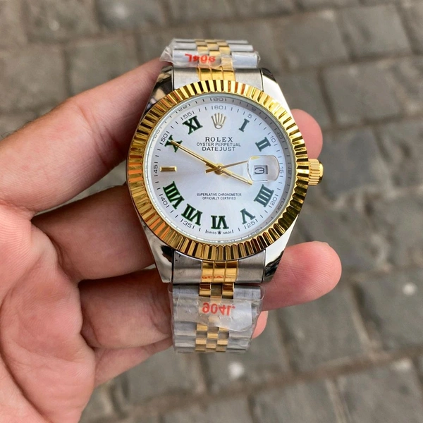 Analog Day Date High Quality Quartz Movement Collection With High Quality Strap Best finishing Body & Case - SRB2