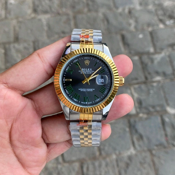 Analog Day Date High Quality Quartz Movement Collection With High Quality Strap Best finishing Body & Case - SRB6