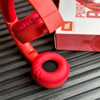 Wireless Earphone Headphones With Microphone Lightweight, For Music Lovers & Professionals - Suitable for Travel, Office & Home, 5-6 Hours Playback Time, High Quality Model
 - Red