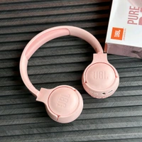Wireless Earphone Headphones With Microphone Lightweight, For Music Lovers & Professionals - Suitable for Travel, Office & Home, 5-6 Hours Playback Time, High Quality Model
 - Pink