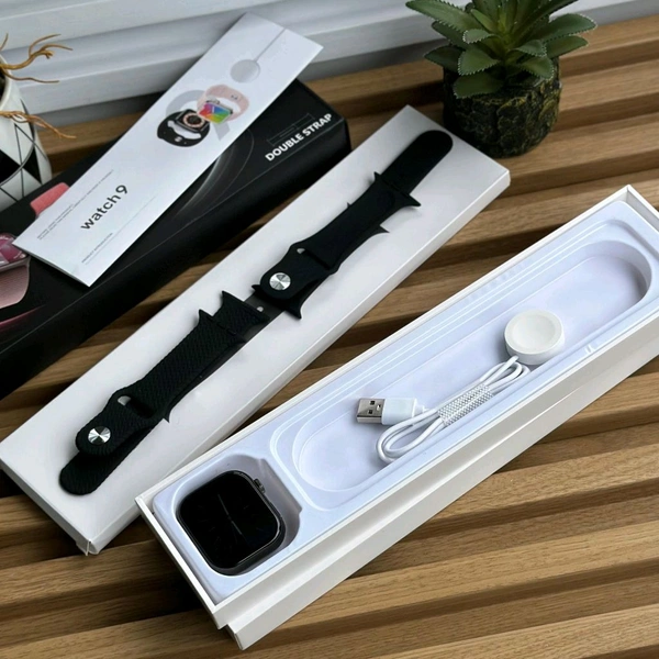 Series 9 Smartwatch – 2.21" Big Display | Premium Looks | Dual Strap | Wireless Charging | Best in Segment