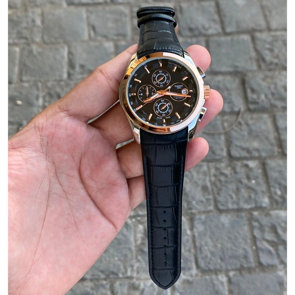 Analog 1853 Chronograph Top Quality Collection With Analog Brand Print Easy Operated Lock - SRB1