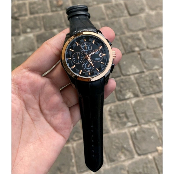 Analog 1853 Chronograph Top Quality Collection With Analog Brand Print Easy Operated Lock - SRB2