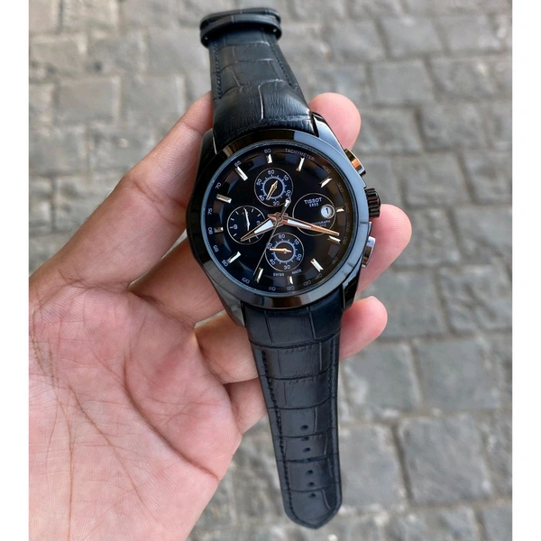 Analog 1853 Chronograph Top Quality Collection With Analog Brand Print Easy Operated Lock - SRB4