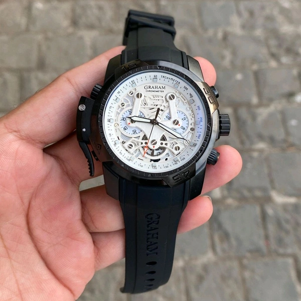 Analog Chrono fighter High End Orginal Chronograph Quartz Machinery Watch - SRB3