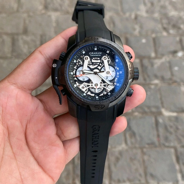 Analog Chrono fighter High End Orginal Chronograph Quartz Machinery Watch - SRB7