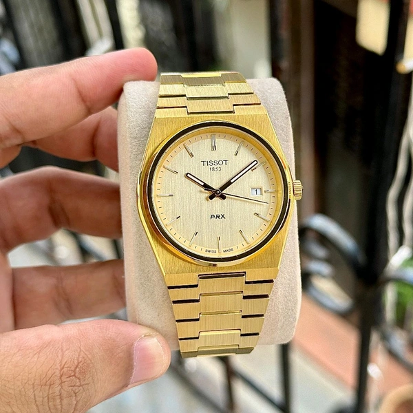 Analog PRX Gold 40mm – Timeless Glamour In Gold Finish