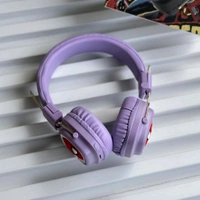 Cute RGB Cartoon Wireless Headphones – AH-816 Series. Wireless High Fidelity Sound Quality, Volume Control Ear Hanging Earphones - Spider-Man