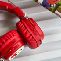 Cute RGB Cartoon Wireless Headphones – AH-816 Series. Wireless High Fidelity Sound Quality, Volume Control Ear Hanging Earphones - Super Mario